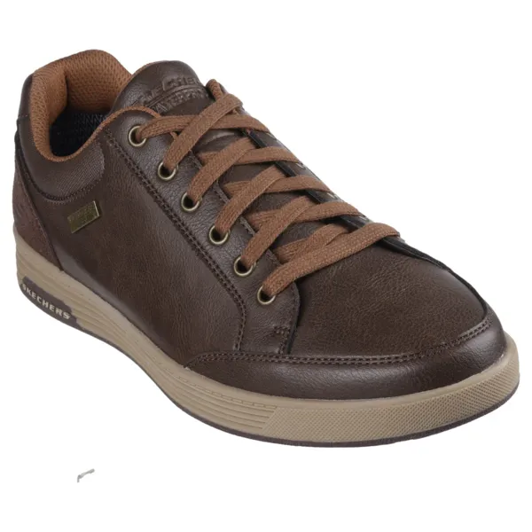 Image of Skechers Cavell Waterproof Trainer Chocolate Male 11 JS63005