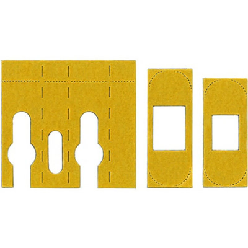 Image of Loops Tubular Latch Intumescent Strip Kit For 64/76mm Latches with Strike Plate Multi