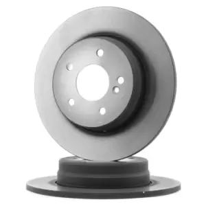 Image of TRW Brake disc MERCEDES-BENZ DF2813 1244231112,2034230412,2104230312 Brake rotor,Brake discs,Brake rotors 2104230612,2104231012,210423101264