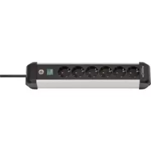 Image of Brennenstuhl 1391030600 Power strip (+ switch) Silver-black PG connector
