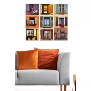 Image of MDF36336367 Multicolor Decorative MDF Painting (3 Pieces)