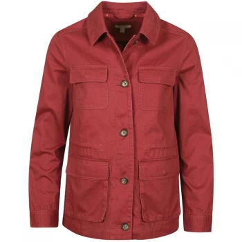Image of Barbour Saltwater Overshirt - Mulberry