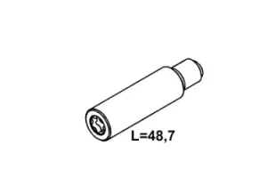 Image of ATE Brake Caliper Bolt 11.8171-0072.1 Caliper Bolt,Brake Caliper Bolt MERCEDES-BENZ,E-Klasse Limousine (W211),E-Klasse T-modell (S211)