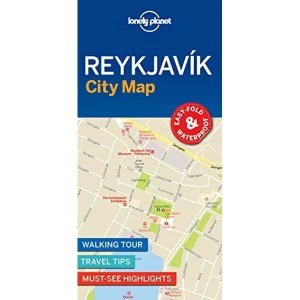 Image of Lonely Planet Reykjavik City Map Sheet map, folded 2018