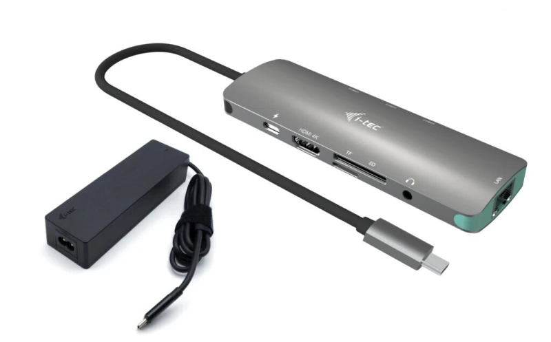 Image of i-tec USB-C Metal Nano Docking Station 4K HDMI LAN with Power Delivery