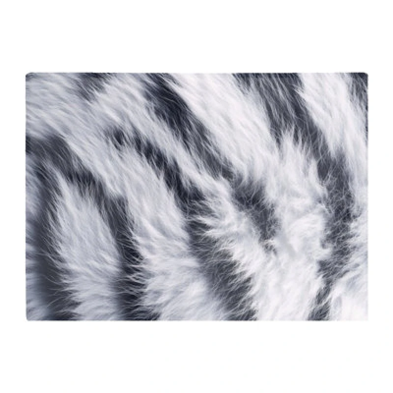 Image of Warren Reed Designer White Tiger Fur Print Chopping Board