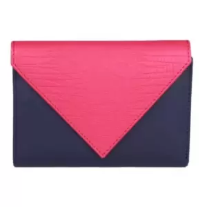 Image of Eastern Counties Leather Womens/Ladies Belle Envelope Style Purse (One Size) (Purple/Pink)