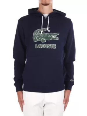 Image of LACOSTE Hooded Men Blue Cotone/poliestere