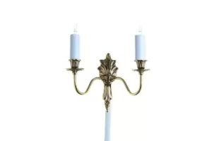 Image of Goodwood Polished Brass Candle Wall Lamp