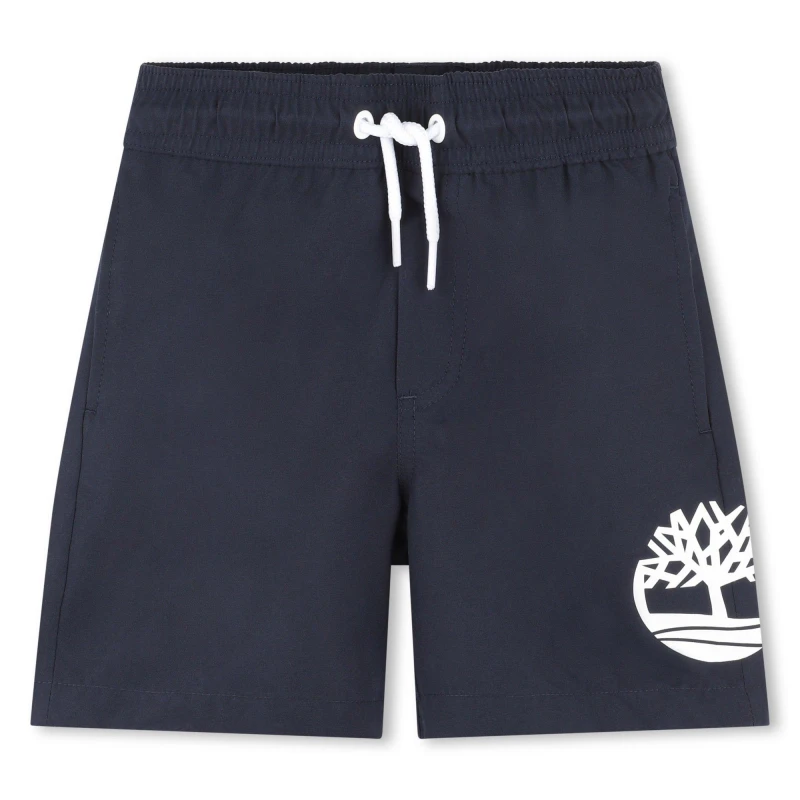 Image of Timberland Kids Logo Quick Drying Swim Shorts Night 83D male 6 Years