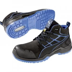 Image of PUMA Safety Krypton Blue Mid 634200-46 ESD protective boots S3 Size: 46 Black, Blue 1 Pair