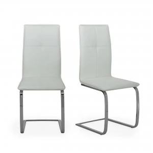 Image of Juno Set of 2 Dining Chairs White
