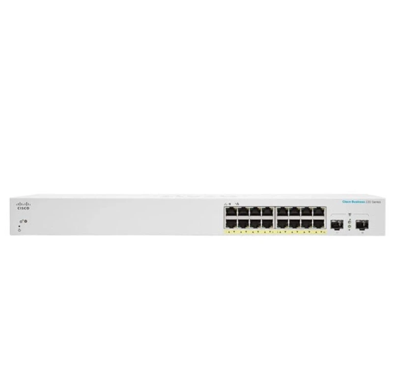 Image of Cisco CBS220-16P-2G Managed L2 Gigabit Ethernet (10/100/1000) Power ov