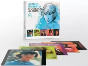 Image of Astrud Gilberto - 5 Original Albums CD Album - Used