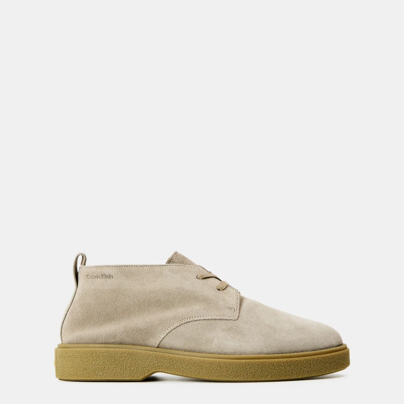 Image of Calvin Klein Mens Suede Desert Boots Moon Rock male 7 (41)