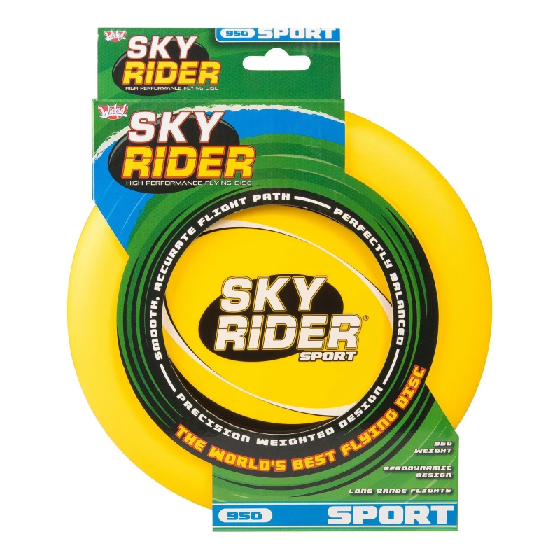 Image of Wicked Sky Rider Sport Flying Disc Juniors - Yellow Yellow One Size