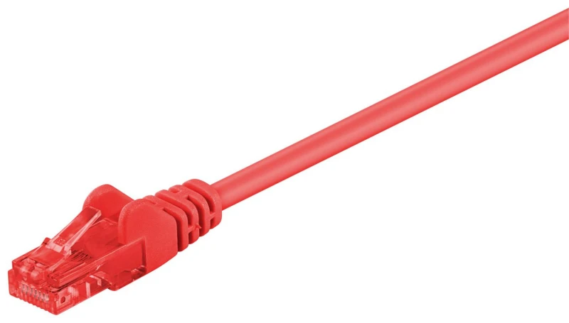 Image of Microconnect B-UTP6005R networking cable Red 0.5 m Cat6 U/UTP (UTP)