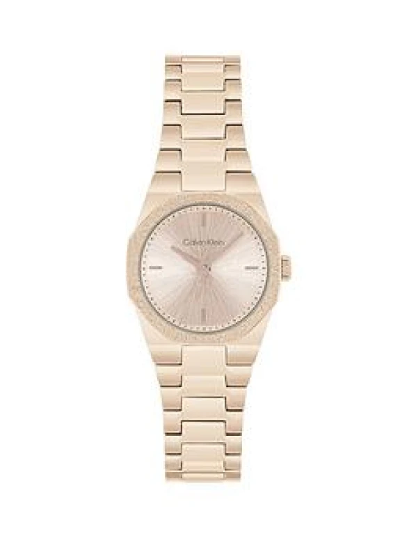 Image of Calvin Klein 25100144 Geometric Elegance (23mm) Rose-Gold Watch