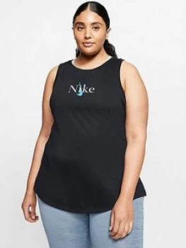 Image of Nike Yoga Tank Top (Curve) - Black