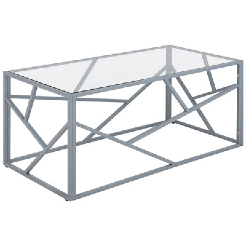 Image of Beliani Coffee Table Orland Glass Silver