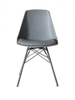 Image of Hudson Living Finchley Set Of 4 Dining Chairs- Grey