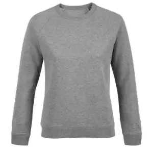 Image of NEOBLU Womens/Ladies Nelson French Terry Sweatshirt (L) (Grey Marl)