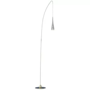 Image of Linea Verdace Ice Floor Lamp Satin Nickel