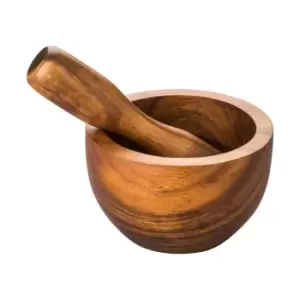 Image of Interiors By Ph Mortar & Pestle - Acacia Wood