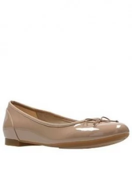 Image of Clarks Couture Bloom Ballerina - Nude Patent