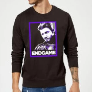 Image of Avengers Endgame Hawkeye Poster Sweatshirt - Black - XL