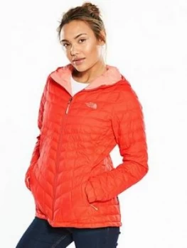 Image of The North Face Thermoball Full Zip Hooded Jacket Red Size XS Women