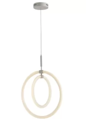 Image of HALO LED Pendant Ceiling Light White 4270lm 4000K 50.8x50.8cm