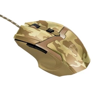 Image of Trust GXT 101D Gav Optical Gaming Mouse - Desert Camo