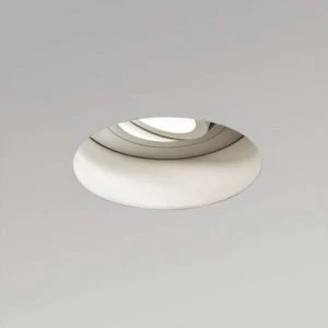 Image of 1 Light Round Adjustable Downlight White, GU10