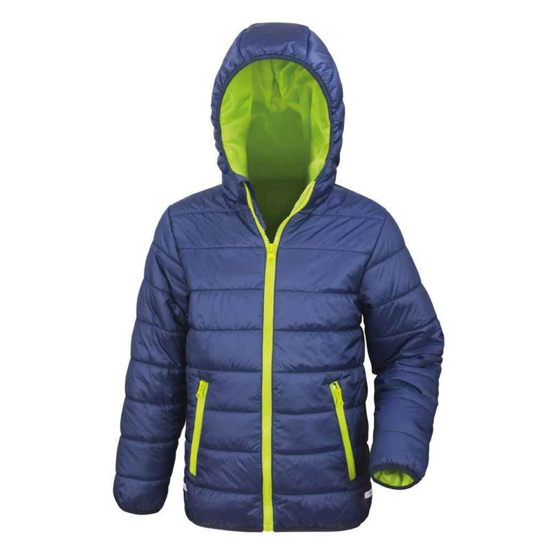 Image of Result Core Soft Padded Jacket in Mid Navy Size: 2-3 Years Mid Navy Unisex 2-3 Years