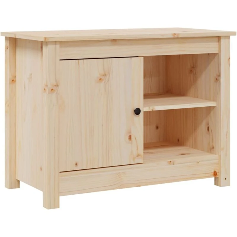 Image of VIDAXL TV Cabinet 70x36.5x52cm Solid Wood Pine Vidaxl 8720287189527