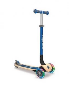 Image of Globber Primo Foldable Wood Scooter - Blue