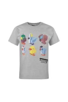 Image of Crossy Road Official Character Design Short Sleeved T-Shirt