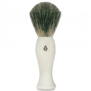 Image of eShave Long Shave Brush Plastic Handle White