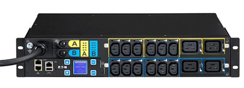 Image of Eaton Eaton EMAH06 power distribution unit (PDU) 16 AC outlet(s) 2U Black EMAH06