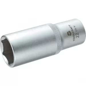 Image of Toolcraft 1/2" Drive Long Reach Socket 22mm