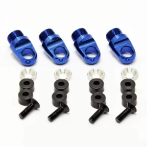 Image of Hobao Dc-1 Cnc Aluminium Shock Caps W/Gasket (4)