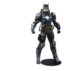 Image of DC Multiverse Action Figure Batman Hazmat Suit Gold Label Light Up Batman Symbol 18 cm