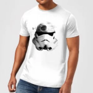 Image of Star Wars Command Stromtrooper Death Star Mens T-Shirt - White - M