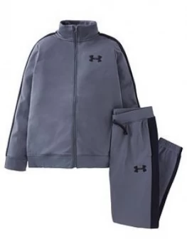 Image of Urban Armor Gear Boys Knit Track Suit - Grey, Size S=7-8 Years