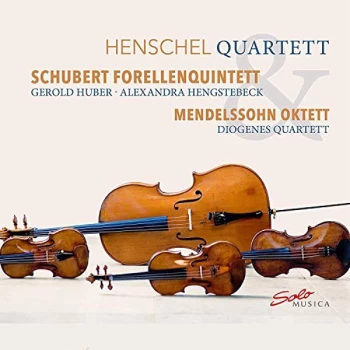 Image of Henschel Quartett - Henschel Quartett: Schubert Forellenquintett & Mendelssohn Oktett CD