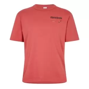 Image of Reebok Q1 T Shirt Mens - Orange
