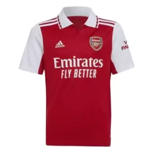 Image of adidas Arsenal FC Home Shirt 2022 2023 Junior Boys - Red