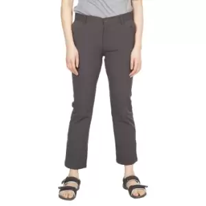 Image of Trespass Womens/Ladies Zulu Cropped Trousers (16 UK) (Dark Grey)