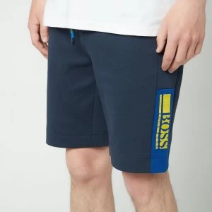 Image of Hugo Boss Athleisure Headlo 1 Jersey Shorts Navy Size S Men